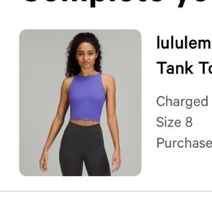lululemon high neck align tank